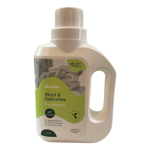 Abode – Natural Wool Wash Eucalyptus 1ltr