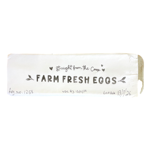 Straight from the Coop - Farm Fresh Eggs per doz (not postable)