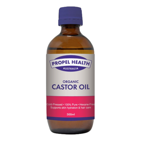 Propel Health – Organic Cold Pressed Castor Oil 500ml