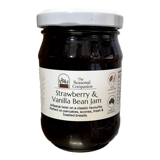 The Seasonal Companion - Strawberry & Vanilla Bean Jam 150ml
