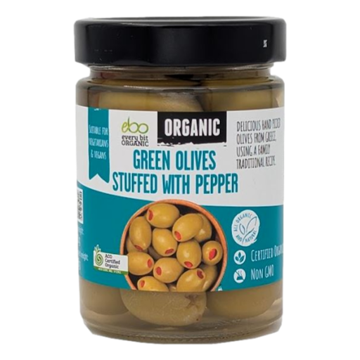 Every Bit Organic - Olives Green Stuffed 295g
