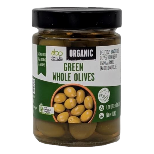 Every Bit Organic - Olives Green Whole 295g