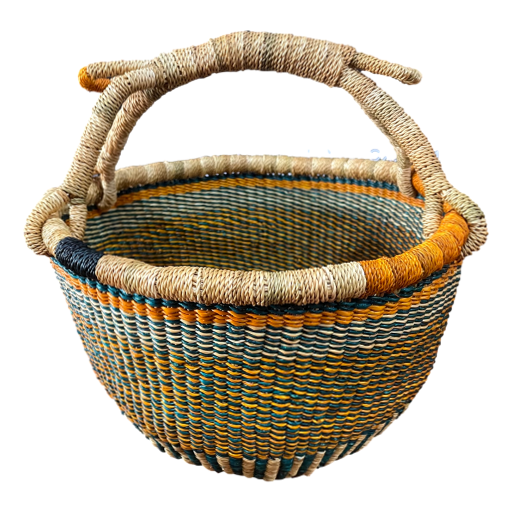 Bashiri - Bolga Basket Round Medium 9