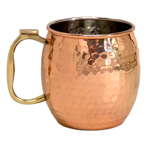Ayruveda Specialist - Pure Copper Mug with Smooth Handle 400ml