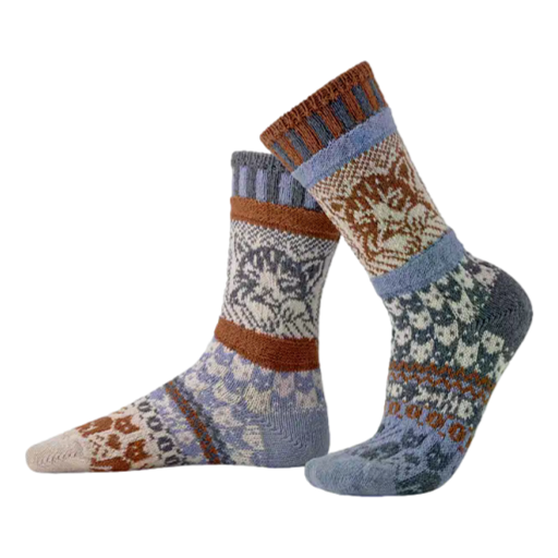 Solmate Socks - Crew Socks Adult Cat [Size:Small]