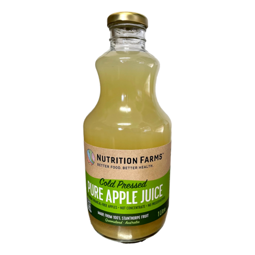 Nutrition Farms - Cold Pressed Pure Apple Juice 1ltr