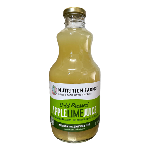 Nutrition Farms - Cold Pressed Apple Lime Juice 1ltr