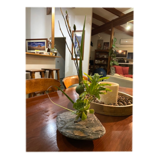 The Slate Vase - Handmade Ikebana Vases Medium