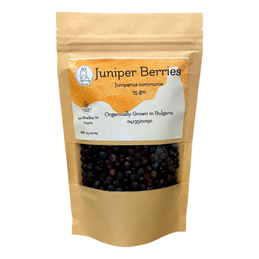 Black Bear Herbals - Organic Juniper Berries 75gm