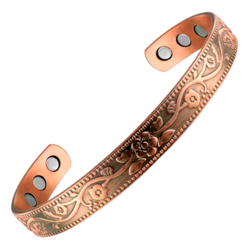 Ayurveda Specialist - Copper Health Clamp Bracelet with 6 Magnets