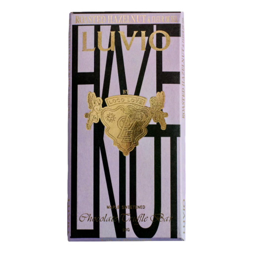 Loco Love - Lucio Chocolate Truffle Bar Roasted Hazelnut & Fleur de Sel 90gm