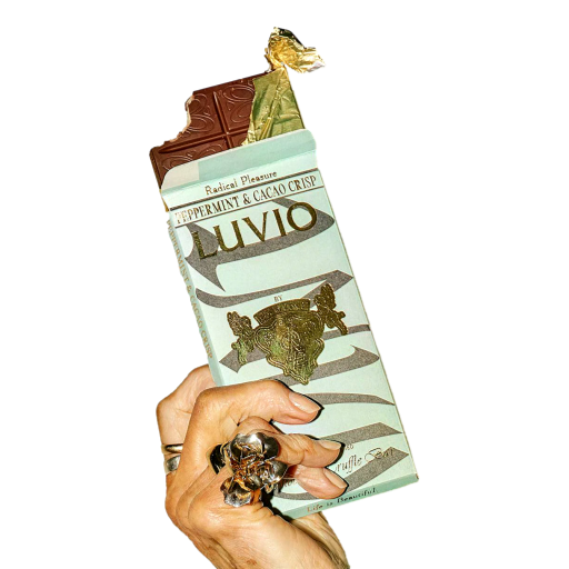 Loco Love – Luvio Chocolate Truffle Bar Peppermint & Cacao Crisp 90gm