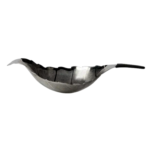 01living - Tea Strainer Leaf Shaped Silver ea