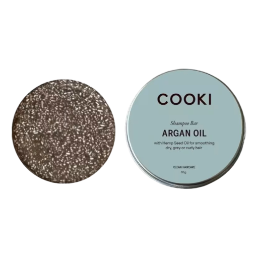 Cooki - Argan Oil Shampoo Bar With Tin 65gm