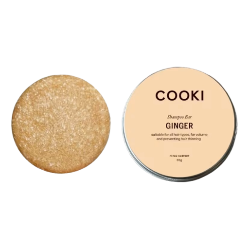 Cooki - Ginger Shampoo Bar With Tin 65gm