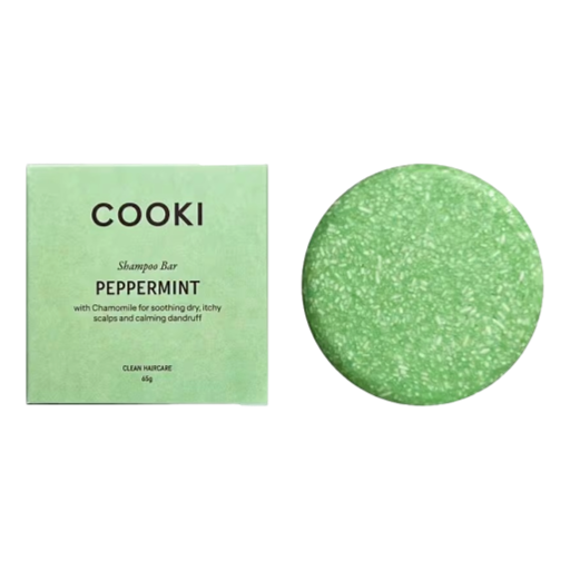 Cooki - Peppermint Shampoo Bar In Box 65gm