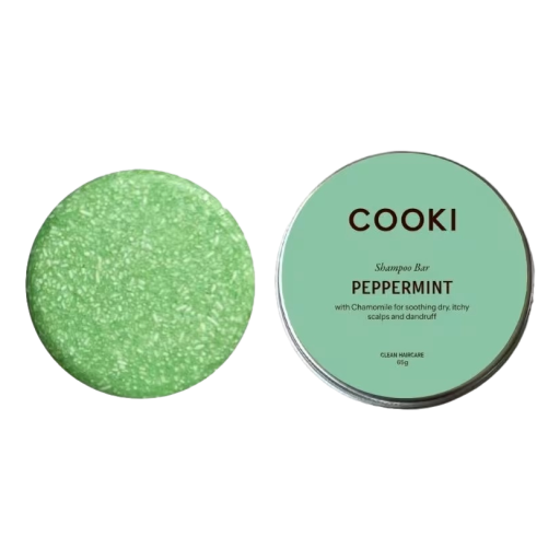 Cooki - Peppermint Shampoo Bar With Tin 65gm