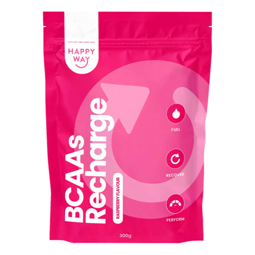 Happy Way – BCAA Powder Raspberry 300g